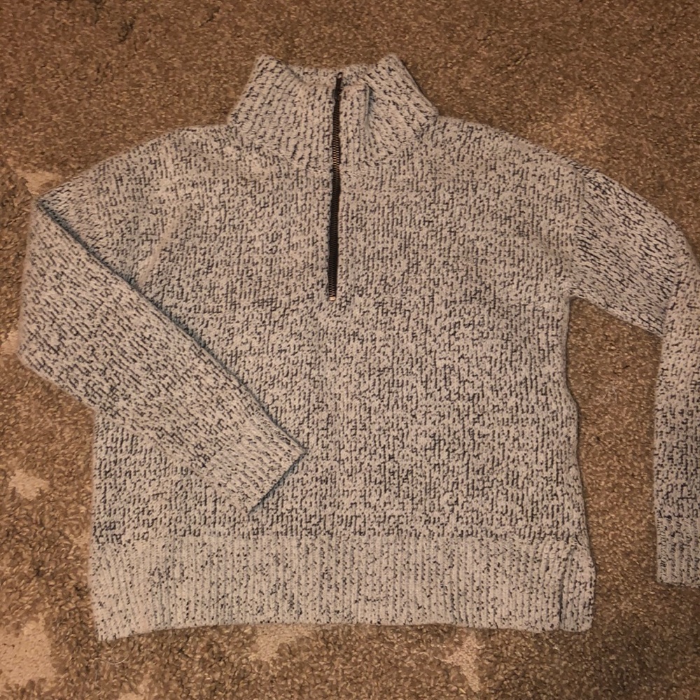 MADEWELL wool half zip sweater